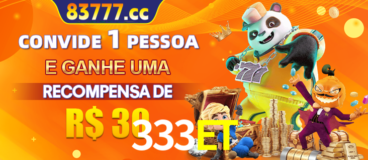 Banner institucional da 333ET sobre parceria de marcas e criação de uma marca de excelência, apresentando os mascotes de jogos populares como o Fortune Tiger.