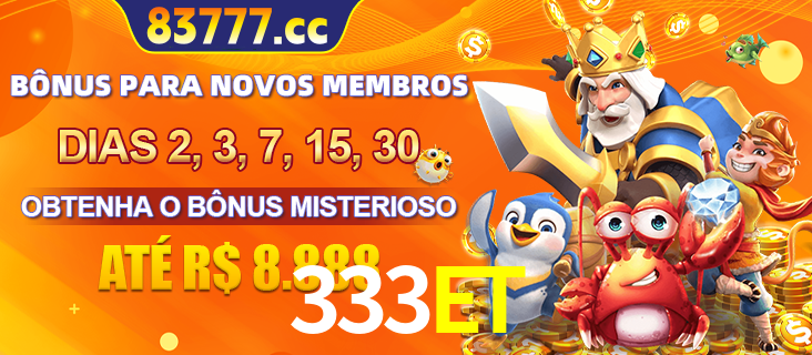 Anúncio dos benefícios para Membro VIP Sênior na plataforma 333ET, incluindo bônus promocionais, semanais e mensais, ilustrado com o personagem Fortune Tiger.