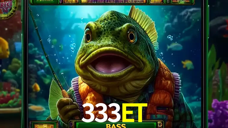 Personagem de peixe pescador do popular jogo de slot com tema de pescaria, uma das emocionantes opções de caça-níqueis para jogar e ganhar no cassino 333ET.